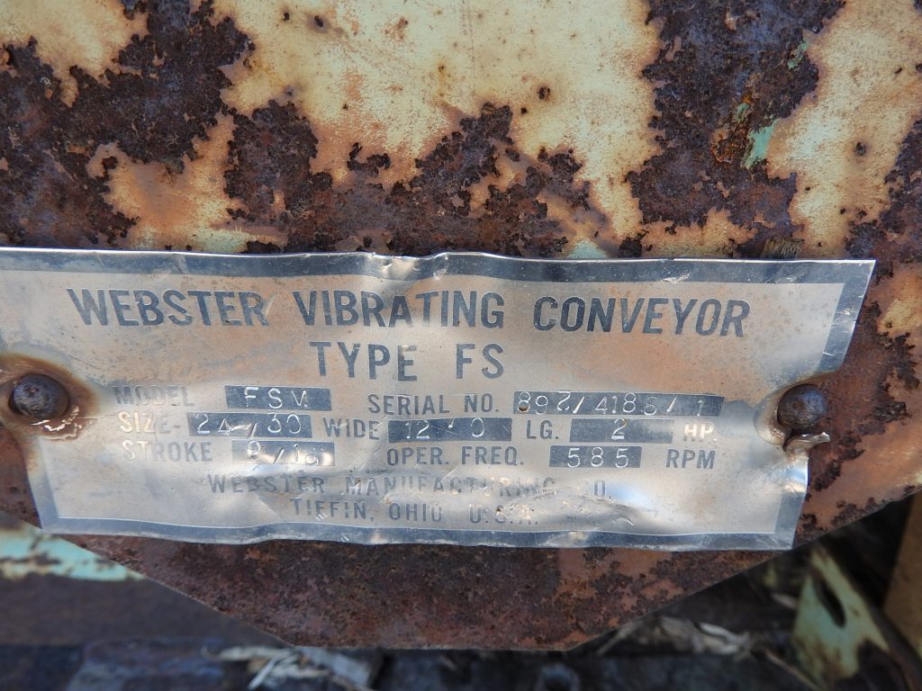 Vibrating Conveyor